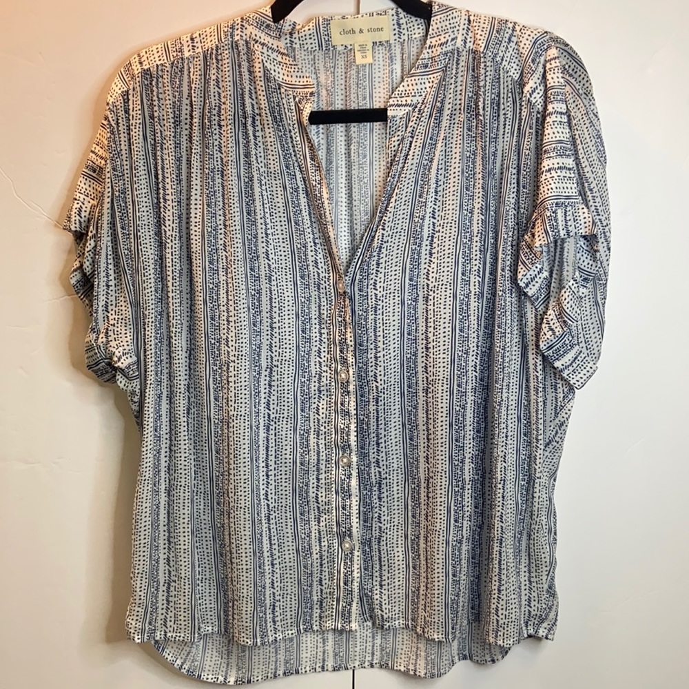 Cloth & Stone by Anthropology top Sz XS